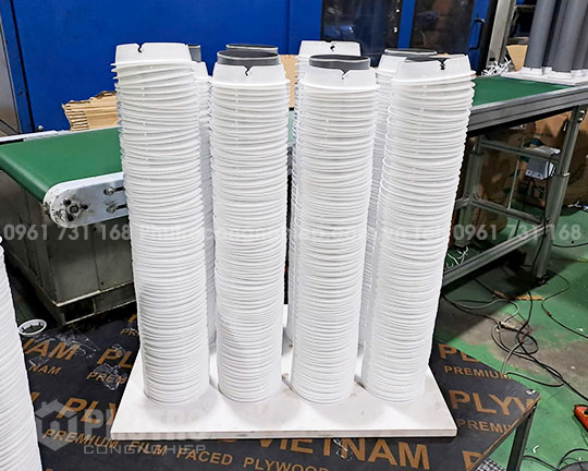 Phễu nhựa định hình túi nôn di động Phễu nhựa định hình túi nôn di động