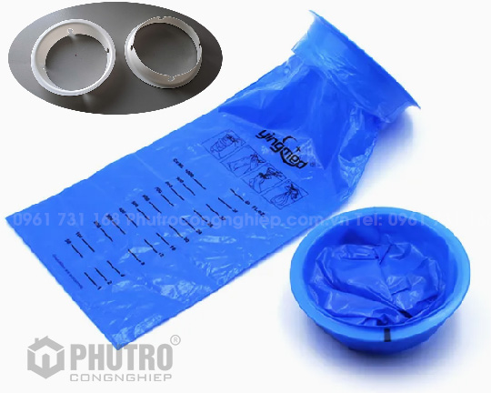 Phễu nhựa định hình túi nôn di động