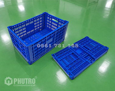 KHAY NHỰA GẤP GỌN 60X40X30CM