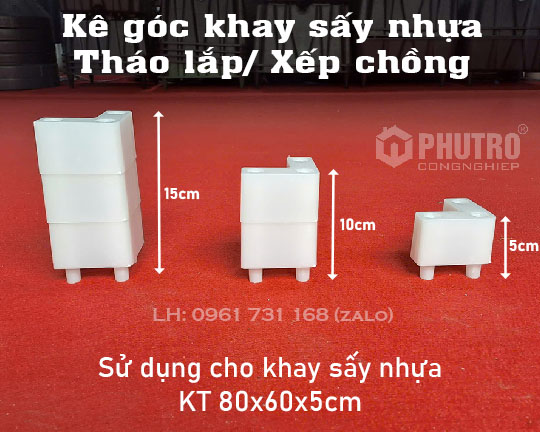 KÊ GÓC KHAY SẤY NHỰA 80*60CM
