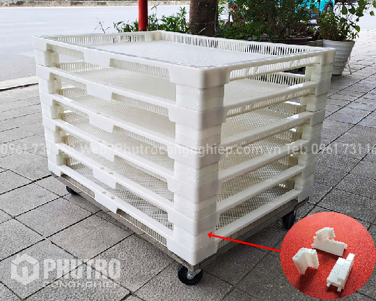 KÊ GÓC KHAY SẤY NHỰA 80*60CM KÊ GÓC KHAY SẤY NHỰA 80*60CM