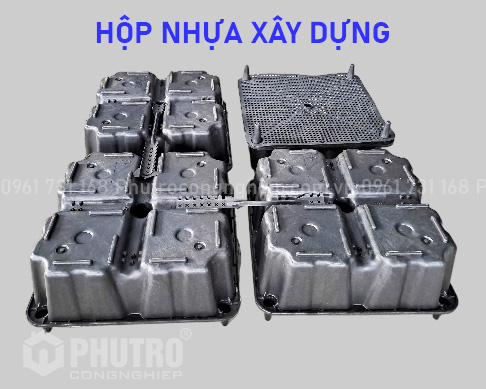 Hộp nhựa sàn rỗng KT 46x46cm