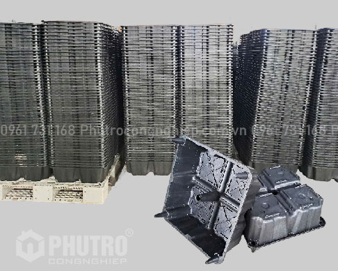 Hộp nhựa sàn rỗng KT 46x46cm