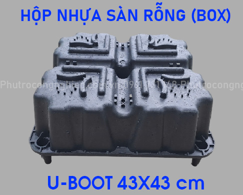 Hộp nhựa Uboot xây dựng KT 43x43cm