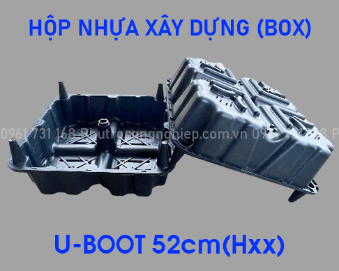 BOX nhựa xây dựng KT 52x52cm