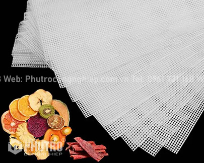 Lưới Silicon lót khay sấy nhựa/ khay inox (75cm*50m)