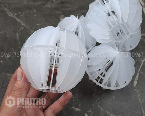 GIÁ THỂ VI SINH DẠNG CẦU D100 GIÁ THỂ VI SINH DẠNG CẦU D100