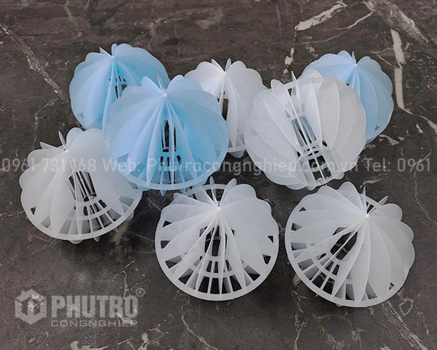 GIÁ THỂ VI SINH DẠNG CẦU D100 GIÁ THỂ VI SINH DẠNG CẦU D100