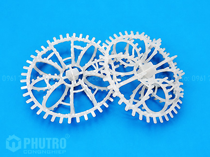 Cầu nhựa D75 cho tháp khí