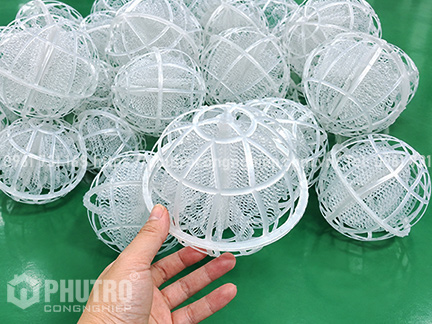 Giá thể vi sinh dạng cầu D150