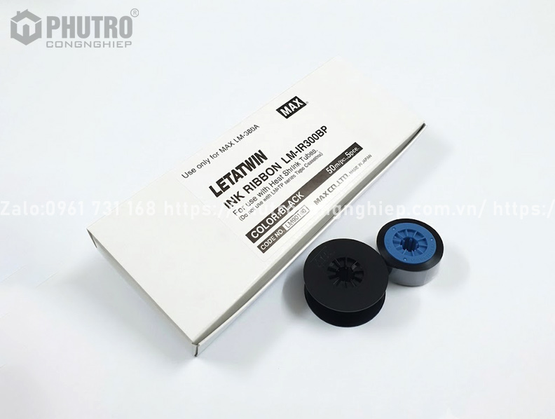 Mực in ống co nhiệt LM-IR300BP (12mm, 50m/ cuộn)