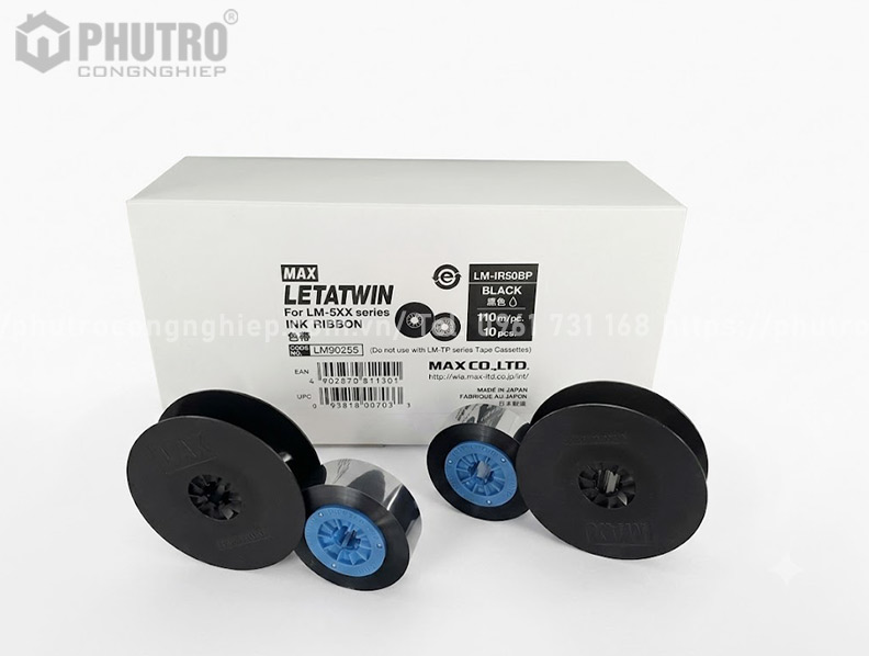 Mực in ống co nhiệt LM-IR50BP (12mm, 110m/ cuộn)