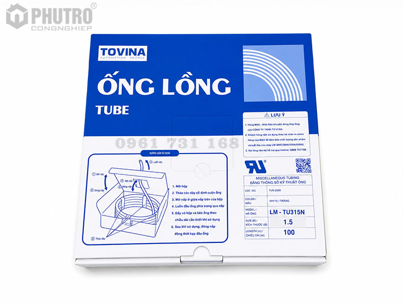 Ống lồng LM-TU315N (1.5mm, 100m/ cuộn)