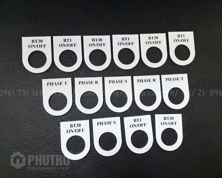 TEM NHÃN MICA CHO TỦ BẢNG ĐIỆN