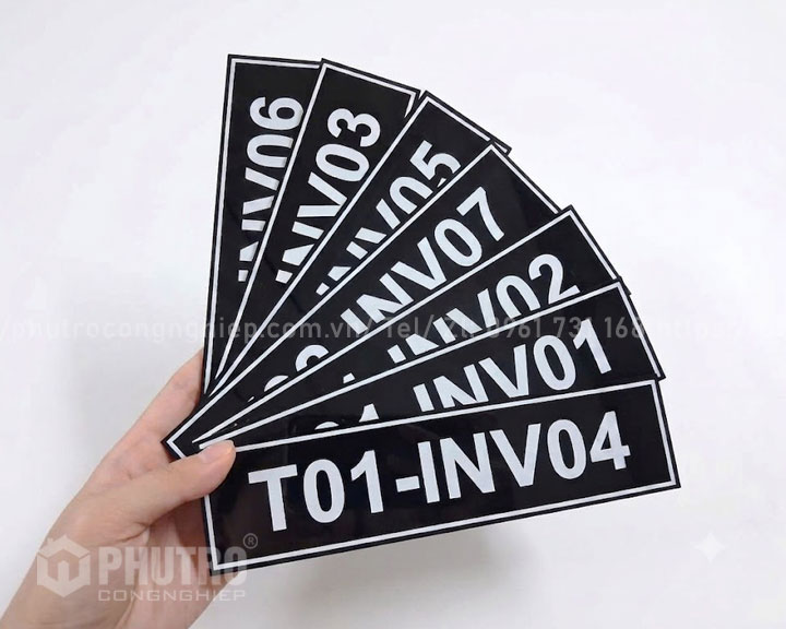 TEM NHÃN MICA CHO TỦ BẢNG ĐIỆN TEM NHÃN MICA CHO TỦ BẢNG ĐIỆN