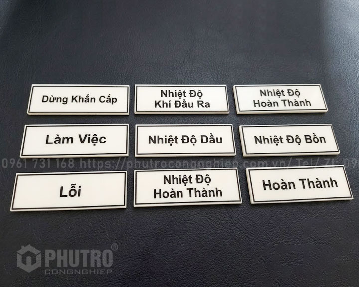 TEM NHÃN MICA CHO TỦ BẢNG ĐIỆN TEM NHÃN MICA CHO TỦ BẢNG ĐIỆN