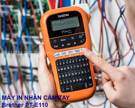 Máy in nhãn Brother PT-E110
