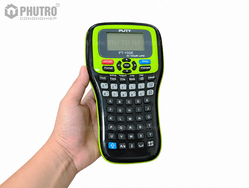 Máy In Nhãn PUTY PT-100E Cầm Tay Máy In Nhãn PUTY PT-100E Cầm Tay